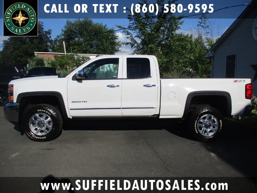 2015 Chevrolet Silverado 2500HD 4WD Double Cab 144.2" LTZ, available for sale in Suffield, Connecticut | Suffield Auto LLC. Suffield, Connecticut