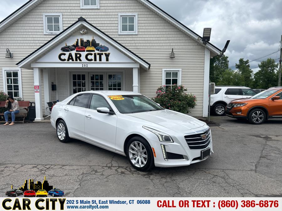 2015 Cadillac CTS Sedan 4dr Sdn 2.0L Turbo Luxury AWD, available for sale in East Windsor, Connecticut | Car City LLC. East Windsor, Connecticut