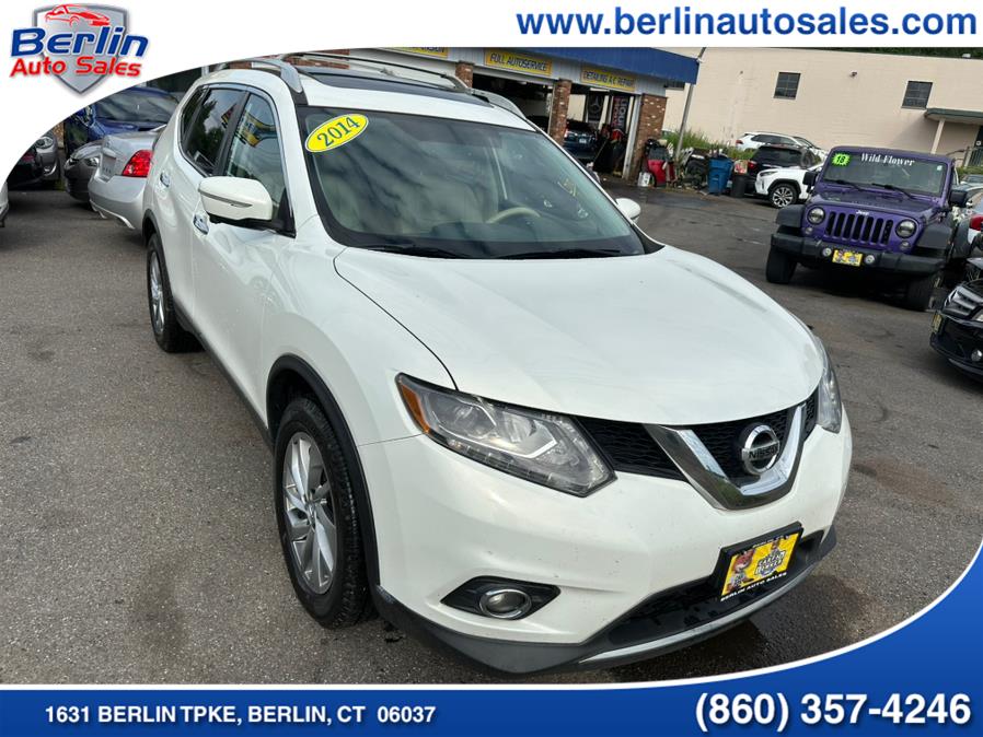 2014 Nissan Rogue AWD 4dr SV, available for sale in Berlin, Connecticut | Berlin Auto Sales LLC. Berlin, Connecticut 2014 Nissan Rogue AWD 4dr SV, available for sale in Berlin, Connecticut | Berlin Auto Sales LLC. Berlin, Connecticut