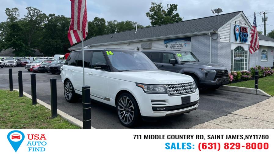 Used 2016 Land Rover Range Rover in Saint James, New York | USA Auto Find. Saint James, New York