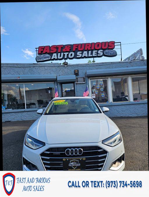 2021 Audi A4 40 TFSI Premium Sedan 4D, available for sale in Newark, New Jersey | Fast and Furious Auto Sales. Newark, New Jersey 2021 Audi A4 40 TFSI Premium Sedan 4D, available for sale in Newark, New Jersey | Fast and Furious Auto Sales. Newark, New Jersey