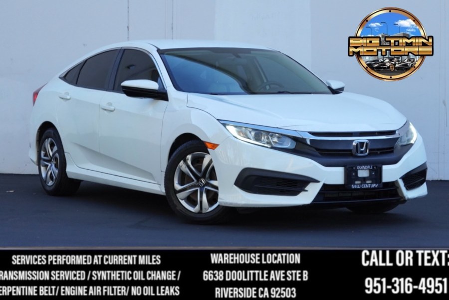 2017 Honda Civic Sedan LX (ONE OWNER) LX, available for sale in Riverside, California | Big Timin Motors LLC. Riverside, California