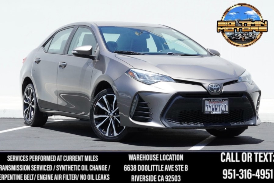 2017 Toyota Corolla SE (ONE OWNER) BACK UP CAMERA/ BLUETOOTH, available for sale in Riverside, California | Big Timin Motors LLC. Riverside, California