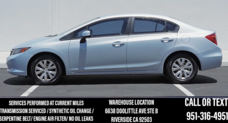 2012 Honda Civic Sdn LX 4dr Auto, available for sale in Riverside, California | Big Timin Motors LLC. Riverside, California 2012 Honda Civic Sdn LX 4dr Auto, available for sale in Riverside, California | Big Timin Motors LLC. Riverside, California