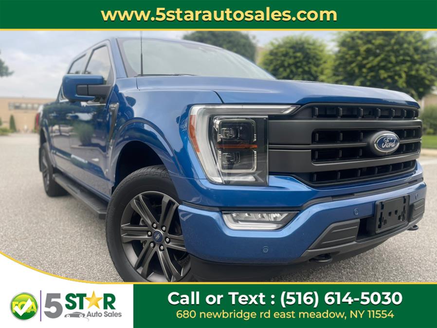 2022 Ford F-150 LARIAT 4WD SuperCrew 5.5'' Box, available for sale in East Meadow, New York | 5 Star Auto Sales Inc. East Meadow, New York 2022 Ford F-150 LARIAT 4WD SuperCrew 5.5'' Box, available for sale in East Meadow, New York | 5 Star Auto Sales Inc. East Meadow, New York