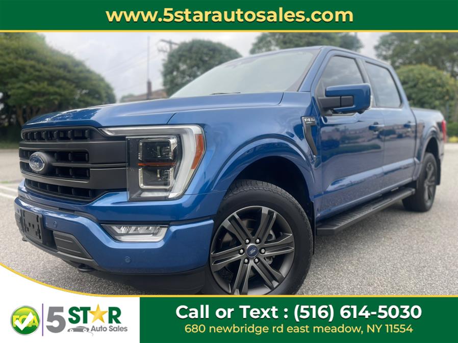 2022 Ford F-150 LARIAT 4WD SuperCrew 5.5'' Box, available for sale in East Meadow, New York | 5 Star Auto Sales Inc. East Meadow, New York 2022 Ford F-150 LARIAT 4WD SuperCrew 5.5'' Box, available for sale in East Meadow, New York | 5 Star Auto Sales Inc. East Meadow, New York