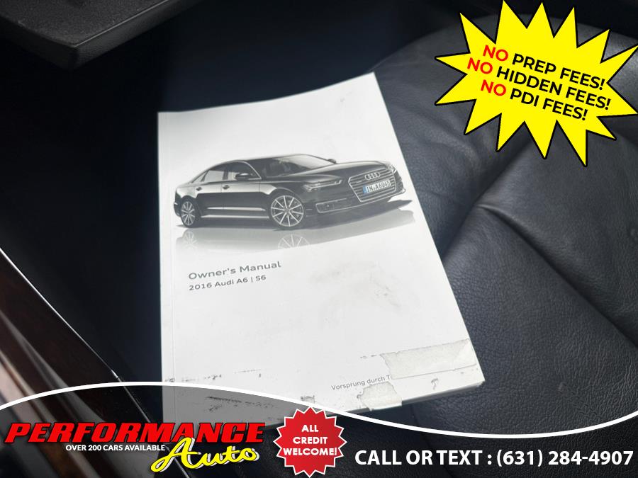 2016 Audi A6 4dr Sdn quattro 2.0T Premium Plus, available for sale in Bohemia, New York | Performance Auto Inc. Bohemia, New York 2016 Audi A6 4dr Sdn quattro 2.0T Premium Plus, available for sale in Bohemia, New York | Performance Auto Inc. Bohemia, New York
