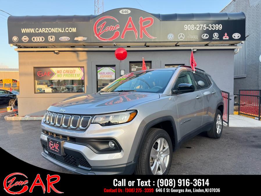 Used 2022 Jeep Compass in Linden, New Jersey | Car Zone. Linden, New Jersey