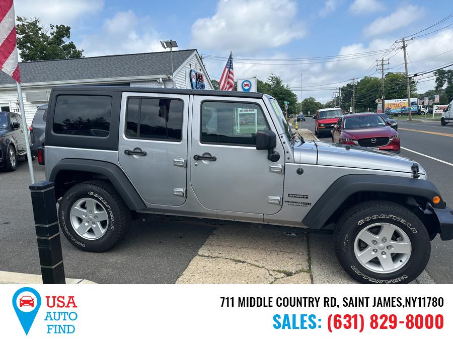2018 Jeep Wrangler JK Unlimited Sport 4x4, available for sale in Saint James, New York | USA Auto Find. Saint James, New York 2018 Jeep Wrangler JK Unlimited Sport 4x4, available for sale in Saint James, New York | USA Auto Find. Saint James, New York