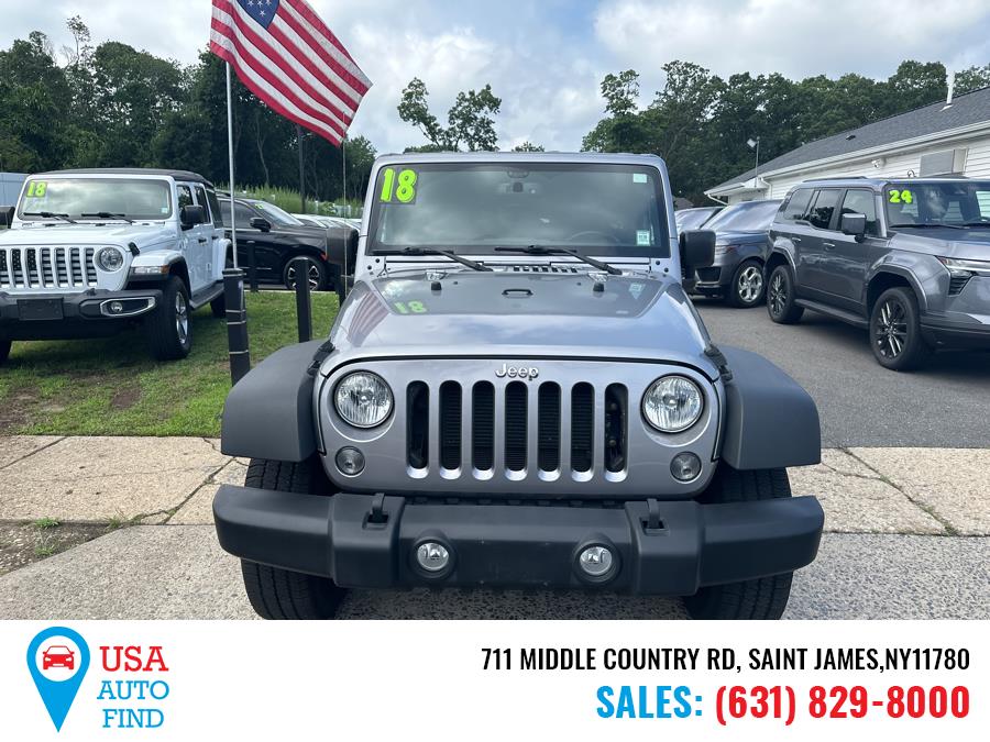 2018 Jeep Wrangler JK Unlimited Sport 4x4, available for sale in Saint James, New York | USA Auto Find. Saint James, New York 2018 Jeep Wrangler JK Unlimited Sport 4x4, available for sale in Saint James, New York | USA Auto Find. Saint James, New York