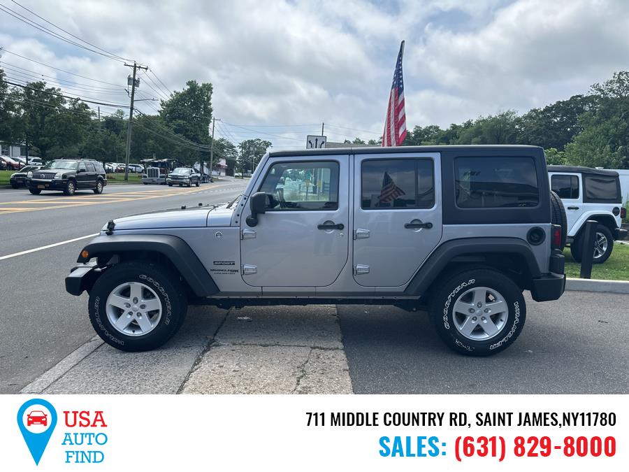 2018 Jeep Wrangler JK Unlimited Sport 4x4, available for sale in Saint James, New York | USA Auto Find. Saint James, New York 2018 Jeep Wrangler JK Unlimited Sport 4x4, available for sale in Saint James, New York | USA Auto Find. Saint James, New York