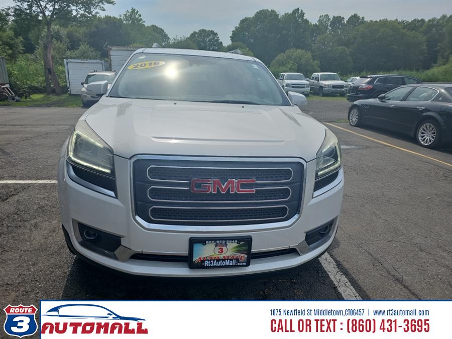 2016 GMC Acadia AWD 4dr SLT w/SLT-1, available for sale in Middletown, Connecticut | RT 3 AUTO MALL LLC. Middletown, Connecticut 2016 GMC Acadia AWD 4dr SLT w/SLT-1, available for sale in Middletown, Connecticut | RT 3 AUTO MALL LLC. Middletown, Connecticut