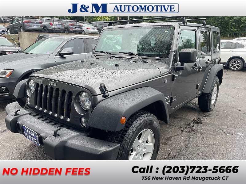 2016 Jeep Wrangler Unlimited Sport, available for sale in Naugatuck, Connecticut | J&M Automotive Sls&Svc LLC. Naugatuck, Connecticut 2016 Jeep Wrangler Unlimited Sport, available for sale in Naugatuck, Connecticut | J&M Automotive Sls&Svc LLC. Naugatuck, Connecticut