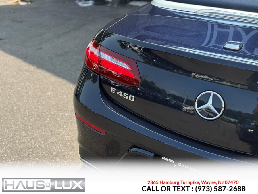 2019 Mercedes-Benz E-Class E 450 RWD Cabriolet, available for sale in Wayne, New Jersey | Haus of Lux. Wayne, New Jersey 2019 Mercedes-Benz E-Class E 450 RWD Cabriolet, available for sale in Wayne, New Jersey | Haus of Lux. Wayne, New Jersey