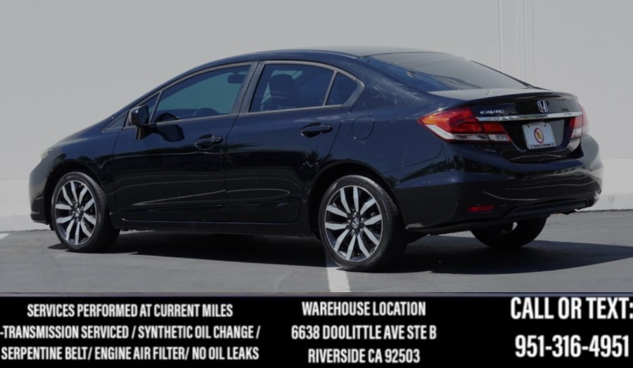 2015 Honda Civic Sedan EX-L (SUNROOF)(SEATWARMERS) BACK UP & SIDE CAM (SUNROOF, available for sale in Riverside, California | Big Timin Motors LLC. Riverside, California 2015 Honda Civic Sedan EX-L (SUNROOF)(SEATWARMERS) BACK UP & SIDE CAM (SUNROOF, available for sale in Riverside, California | Big Timin Motors LLC. Riverside, California