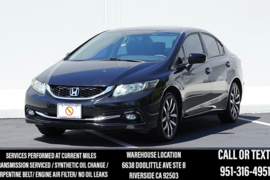2015 Honda Civic Sedan EX-L (SUNROOF)(SEATWARMERS) BACK UP & SIDE CAM (SUNROOF, available for sale in Riverside, California | Big Timin Motors LLC. Riverside, California 2015 Honda Civic Sedan EX-L (SUNROOF)(SEATWARMERS) BACK UP & SIDE CAM (SUNROOF, available for sale in Riverside, California | Big Timin Motors LLC. Riverside, California