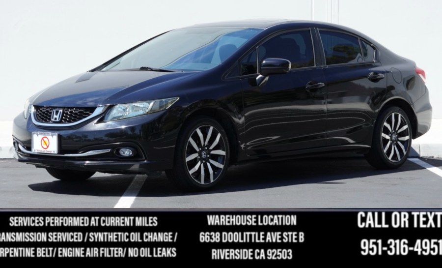 2015 Honda Civic Sedan EX-L (SUNROOF)(SEATWARMERS) BACK UP & SIDE CAM (SUNROOF, available for sale in Riverside, California | Big Timin Motors LLC. Riverside, California 2015 Honda Civic Sedan EX-L (SUNROOF)(SEATWARMERS) BACK UP & SIDE CAM (SUNROOF, available for sale in Riverside, California | Big Timin Motors LLC. Riverside, California