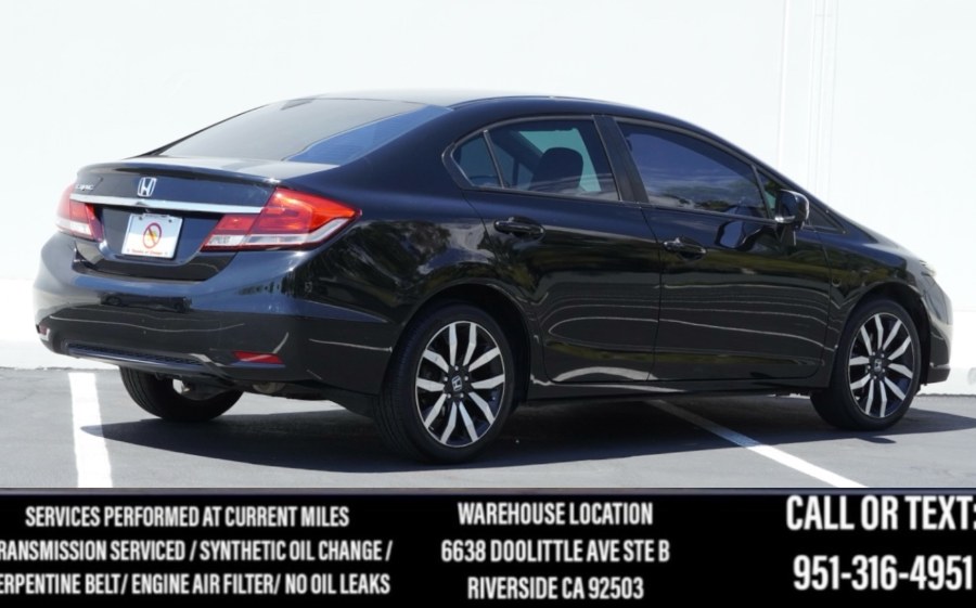 2015 Honda Civic Sedan EX-L (SUNROOF)(SEATWARMERS) BACK UP & SIDE CAM (SUNROOF, available for sale in Riverside, California | Big Timin Motors LLC. Riverside, California 2015 Honda Civic Sedan EX-L (SUNROOF)(SEATWARMERS) BACK UP & SIDE CAM (SUNROOF, available for sale in Riverside, California | Big Timin Motors LLC. Riverside, California