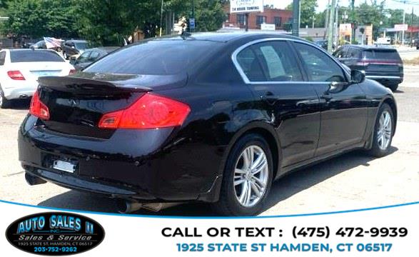 2011 INFINITI G37 Sedan 4dr x AWD, available for sale in Hamden, Connecticut | Auto Sales II Inc. Hamden, Connecticut 2011 INFINITI G37 Sedan 4dr x AWD, available for sale in Hamden, Connecticut | Auto Sales II Inc. Hamden, Connecticut