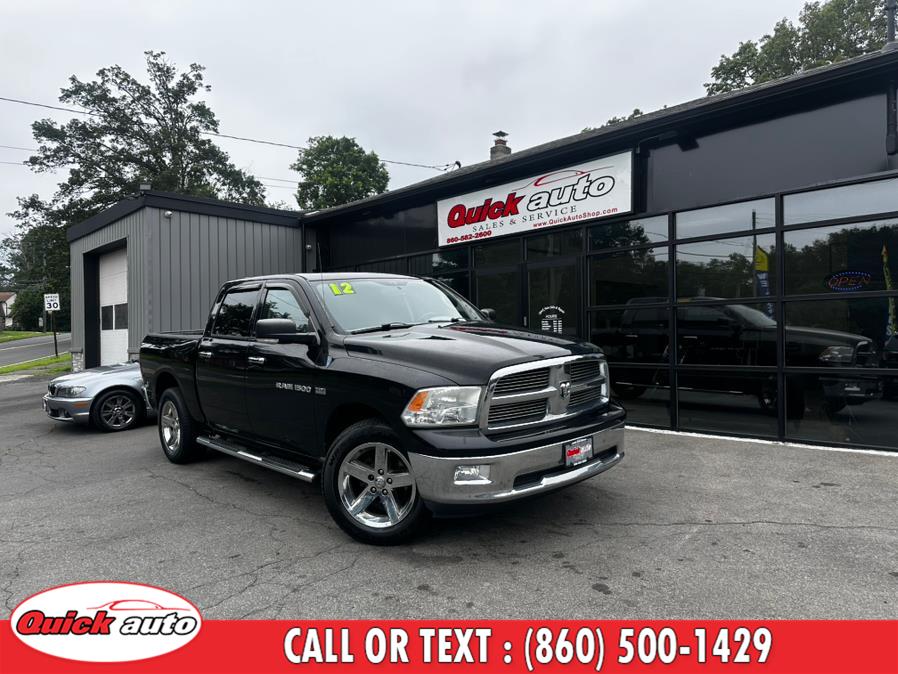 2012 Ram 1500 4WD Crew Cab 140.5" Big Horn, available for sale in Bristol, Connecticut | Quick Auto LLC. Bristol, Connecticut 2012 Ram 1500 4WD Crew Cab 140.5" Big Horn, available for sale in Bristol, Connecticut | Quick Auto LLC. Bristol, Connecticut
