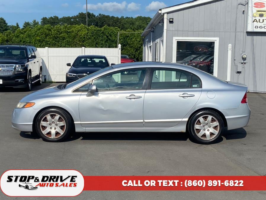 2007 Honda Civic Sdn 4dr MT LX, available for sale in East Windsor, Connecticut | Stop & Drive Auto Sales. East Windsor, Connecticut 2007 Honda Civic Sdn 4dr MT LX, available for sale in East Windsor, Connecticut | Stop & Drive Auto Sales. East Windsor, Connecticut