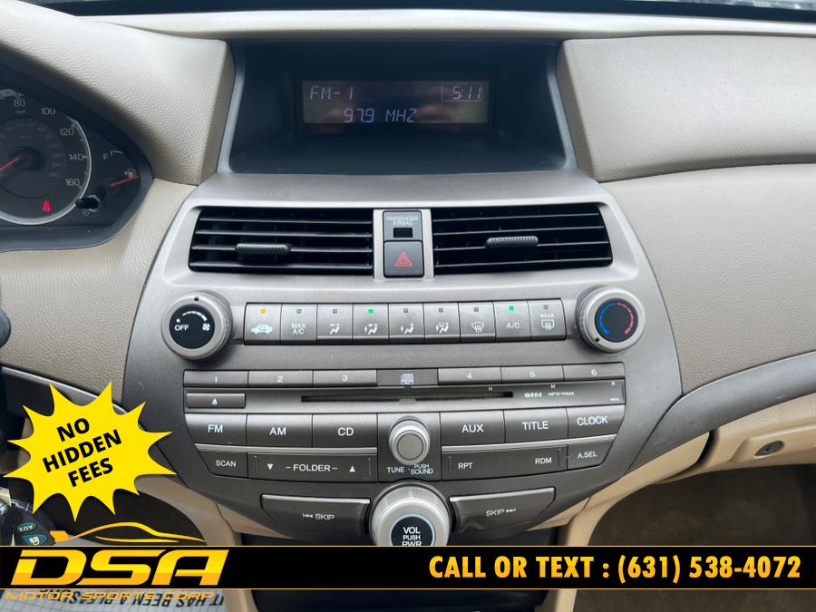 2009 Honda Accord Sdn 4dr I4 Auto LX-P, available for sale in Commack, New York | DSA Motor Sports Corp. Commack, New York 2009 Honda Accord Sdn 4dr I4 Auto LX-P, available for sale in Commack, New York | DSA Motor Sports Corp. Commack, New York