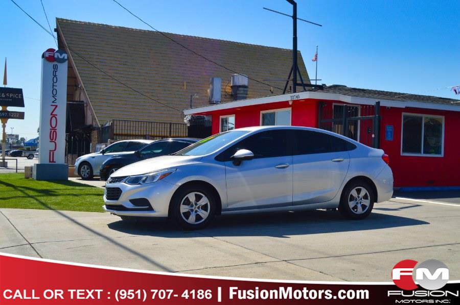 2017 Chevrolet Cruze 4dr Sdn Auto LS, available for sale in Moreno Valley, California | Fusion Motors Inc. Moreno Valley, California 2017 Chevrolet Cruze 4dr Sdn Auto LS, available for sale in Moreno Valley, California | Fusion Motors Inc. Moreno Valley, California