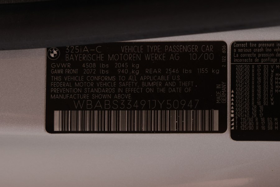 2001 BMW 3 Series 325Ci 2dr Convertible, available for sale in North Salem, New York | Meccanic Shop North Inc. North Salem, New York 2001 BMW 3 Series 325Ci 2dr Convertible, available for sale in North Salem, New York | Meccanic Shop North Inc. North Salem, New York
