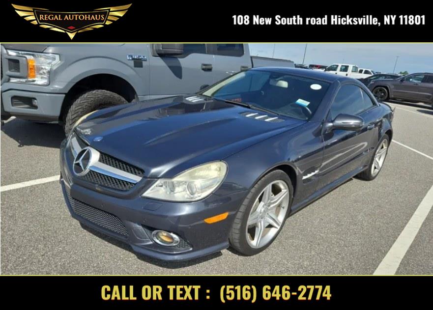 2009 Mercedes-Benz SL-Class 2dr Roadster 5.5L V8, available for sale in Hicksville, New York | REGAL AUTOHAUS. Hicksville, New York 2009 Mercedes-Benz SL-Class 2dr Roadster 5.5L V8, available for sale in Hicksville, New York | REGAL AUTOHAUS. Hicksville, New York