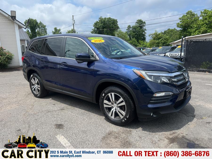 2016 Honda Pilot AWD 4dr EX-L, available for sale in East Windsor, Connecticut | Car City LLC. East Windsor, Connecticut 2016 Honda Pilot AWD 4dr EX-L, available for sale in East Windsor, Connecticut | Car City LLC. East Windsor, Connecticut
