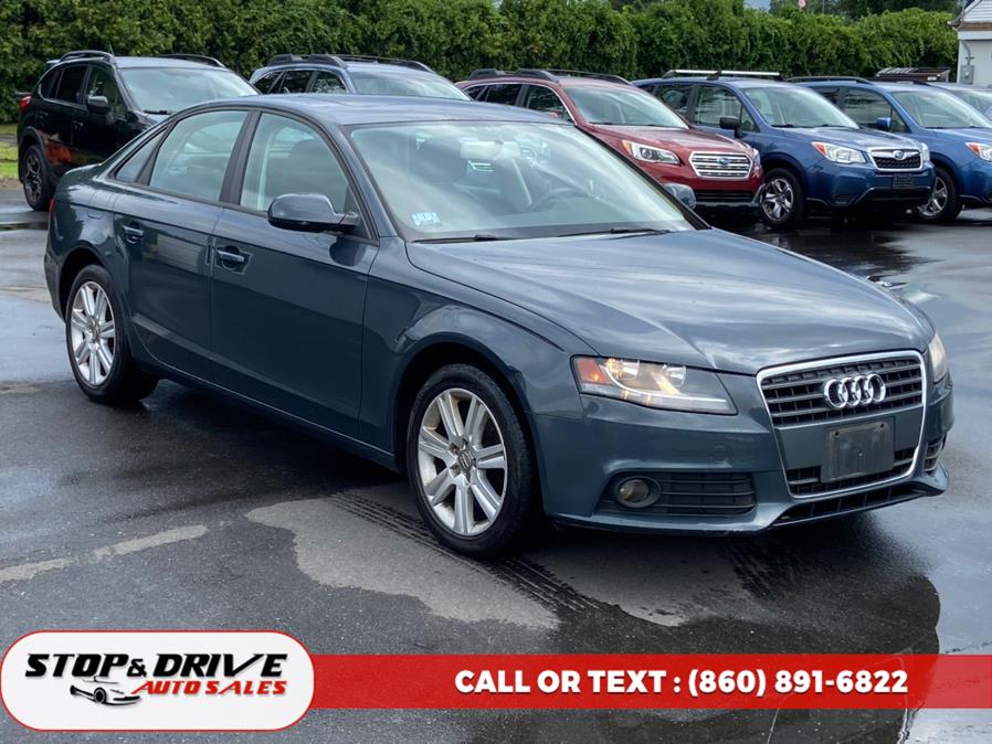 2010 Audi A4 4dr Sdn CVT FrontTrak 2.0T Premium, available for sale in East Windsor, Connecticut | Stop & Drive Auto Sales. East Windsor, Connecticut 2010 Audi A4 4dr Sdn CVT FrontTrak 2.0T Premium, available for sale in East Windsor, Connecticut | Stop & Drive Auto Sales. East Windsor, Connecticut