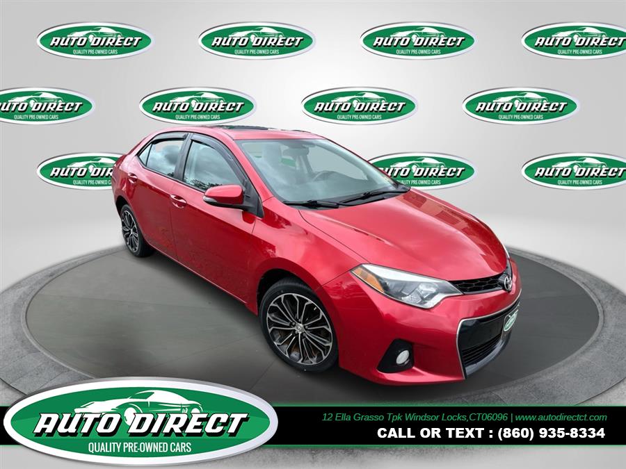 2014 Toyota Corolla 4dr Sdn CVT S Premium (Natl), available for sale in Windsor Locks, Connecticut | Auto Direct LLC. Windsor Locks, Connecticut 2014 Toyota Corolla 4dr Sdn CVT S Premium (Natl), available for sale in Windsor Locks, Connecticut | Auto Direct LLC. Windsor Locks, Connecticut
