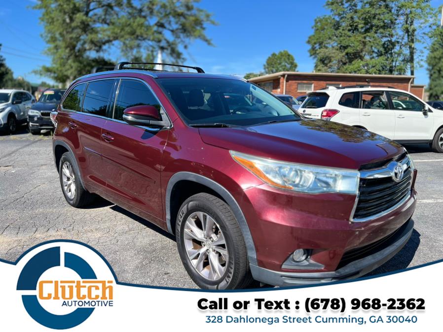 2015 Toyota Highlander FWD 4dr V6 XLE (Natl), available for sale in Cumming, Georgia | Clutch Automotive. Cumming, Georgia 2015 Toyota Highlander FWD 4dr V6 XLE (Natl), available for sale in Cumming, Georgia | Clutch Automotive. Cumming, Georgia