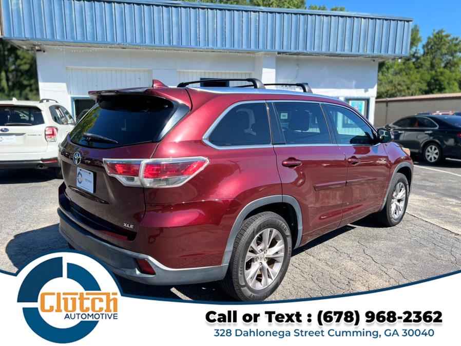 2015 Toyota Highlander FWD 4dr V6 XLE (Natl), available for sale in Cumming, Georgia | Clutch Automotive. Cumming, Georgia 2015 Toyota Highlander FWD 4dr V6 XLE (Natl), available for sale in Cumming, Georgia | Clutch Automotive. Cumming, Georgia