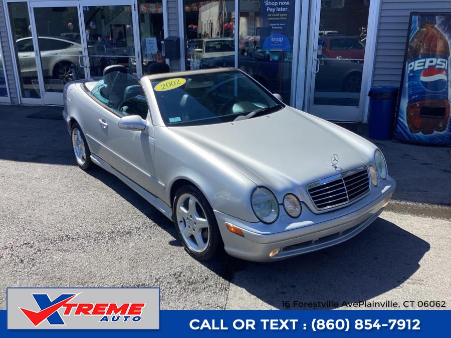 2002 Mercedes-Benz CLK-Class 2dr Cabriolet 4.3L, available for sale in Plainville, Connecticut | Xtreme Auto. Plainville, Connecticut 2002 Mercedes-Benz CLK-Class 2dr Cabriolet 4.3L, available for sale in Plainville, Connecticut | Xtreme Auto. Plainville, Connecticut