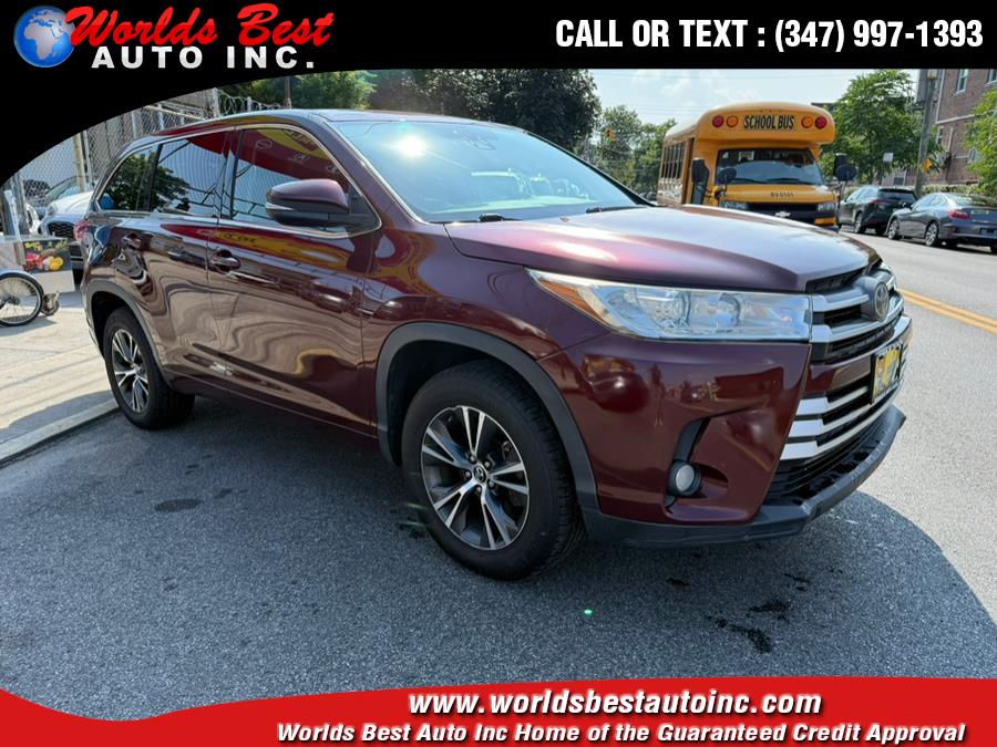 2017 Toyota Highlander LE Plus V6 FWD (Natl), available for sale in Brooklyn, New York | Worlds Best Auto Inc. Brooklyn, New York