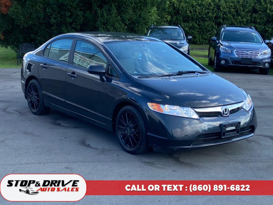 2008 Honda Civic Sdn 4dr Auto LX, available for sale in East Windsor, Connecticut | Stop & Drive Auto Sales. East Windsor, Connecticut 2008 Honda Civic Sdn 4dr Auto LX, available for sale in East Windsor, Connecticut | Stop & Drive Auto Sales. East Windsor, Connecticut