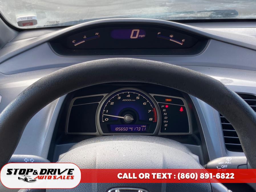 2008 Honda Civic Sdn 4dr Auto LX, available for sale in East Windsor, Connecticut | Stop & Drive Auto Sales. East Windsor, Connecticut 2008 Honda Civic Sdn 4dr Auto LX, available for sale in East Windsor, Connecticut | Stop & Drive Auto Sales. East Windsor, Connecticut