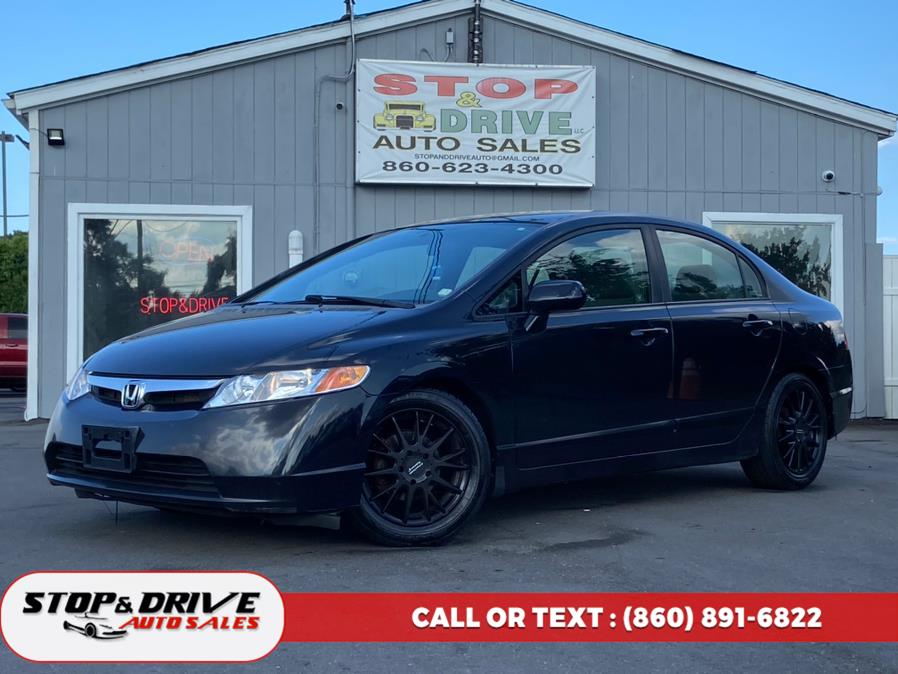 2008 Honda Civic Sdn 4dr Auto LX, available for sale in East Windsor, Connecticut | Stop & Drive Auto Sales. East Windsor, Connecticut 2008 Honda Civic Sdn 4dr Auto LX, available for sale in East Windsor, Connecticut | Stop & Drive Auto Sales. East Windsor, Connecticut