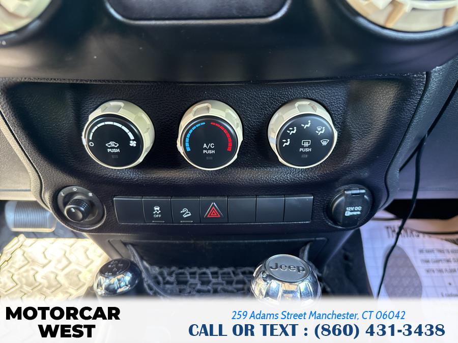 2015 Jeep Wrangler Unlimited 4WD 4dr Sport, available for sale in Manchester, Connecticut | Motorcar West. Manchester, Connecticut 2015 Jeep Wrangler Unlimited 4WD 4dr Sport, available for sale in Manchester, Connecticut | Motorcar West. Manchester, Connecticut