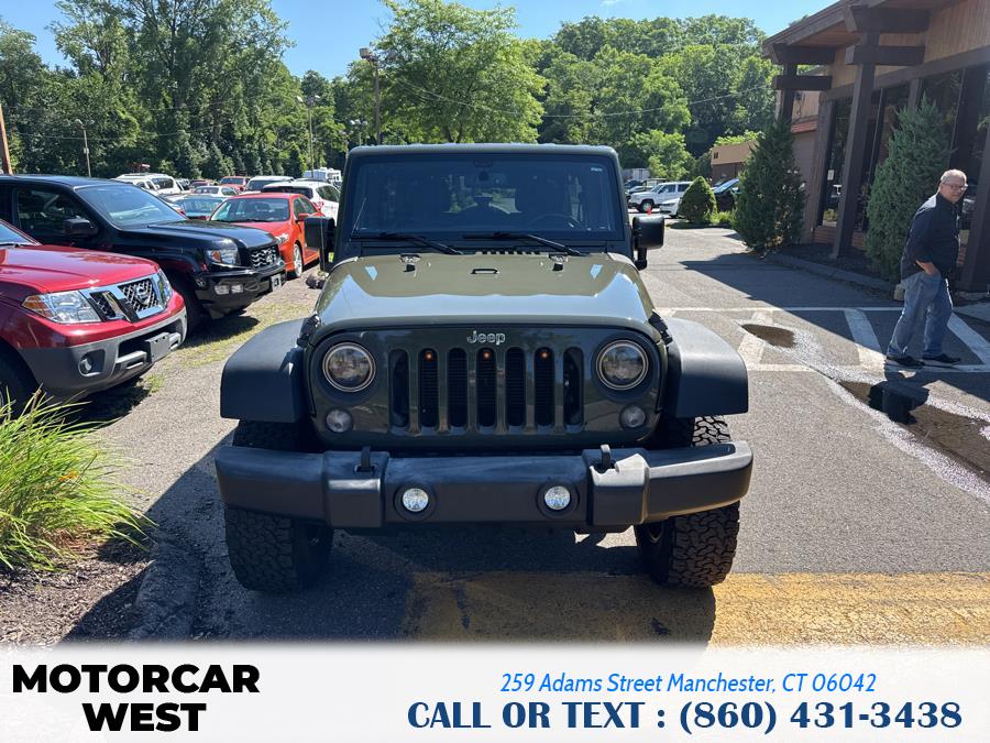2015 Jeep Wrangler Unlimited 4WD 4dr Sport, available for sale in Manchester, Connecticut | Motorcar West. Manchester, Connecticut 2015 Jeep Wrangler Unlimited 4WD 4dr Sport, available for sale in Manchester, Connecticut | Motorcar West. Manchester, Connecticut