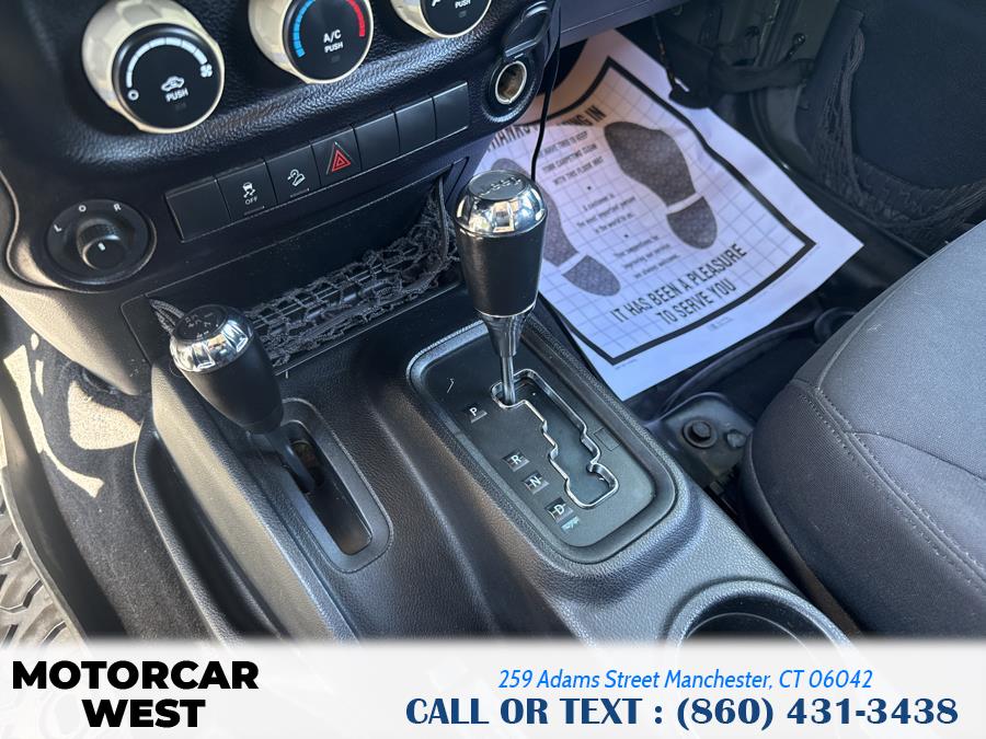 2015 Jeep Wrangler Unlimited 4WD 4dr Sport, available for sale in Manchester, Connecticut | Motorcar West. Manchester, Connecticut 2015 Jeep Wrangler Unlimited 4WD 4dr Sport, available for sale in Manchester, Connecticut | Motorcar West. Manchester, Connecticut