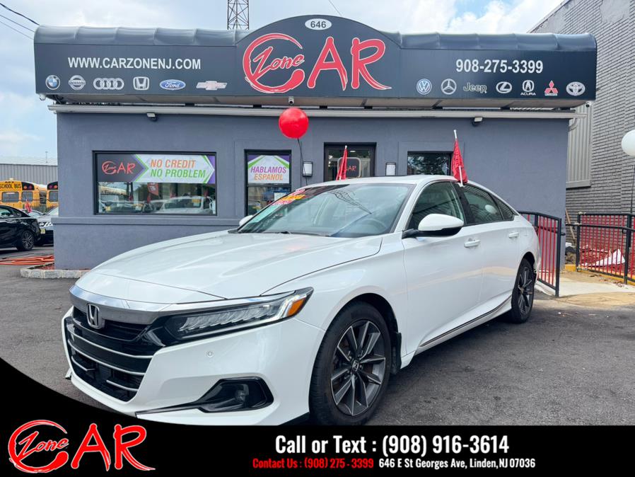 2021 Honda Accord Sedan EX-L 1.5T CVT, available for sale in Linden, New Jersey | Car Zone. Linden, New Jersey 2021 Honda Accord Sedan EX-L 1.5T CVT, available for sale in Linden, New Jersey | Car Zone. Linden, New Jersey
