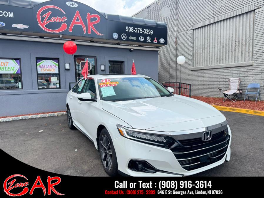 2021 Honda Accord Sedan EX-L 1.5T CVT, available for sale in Linden, New Jersey | Car Zone. Linden, New Jersey 2021 Honda Accord Sedan EX-L 1.5T CVT, available for sale in Linden, New Jersey | Car Zone. Linden, New Jersey