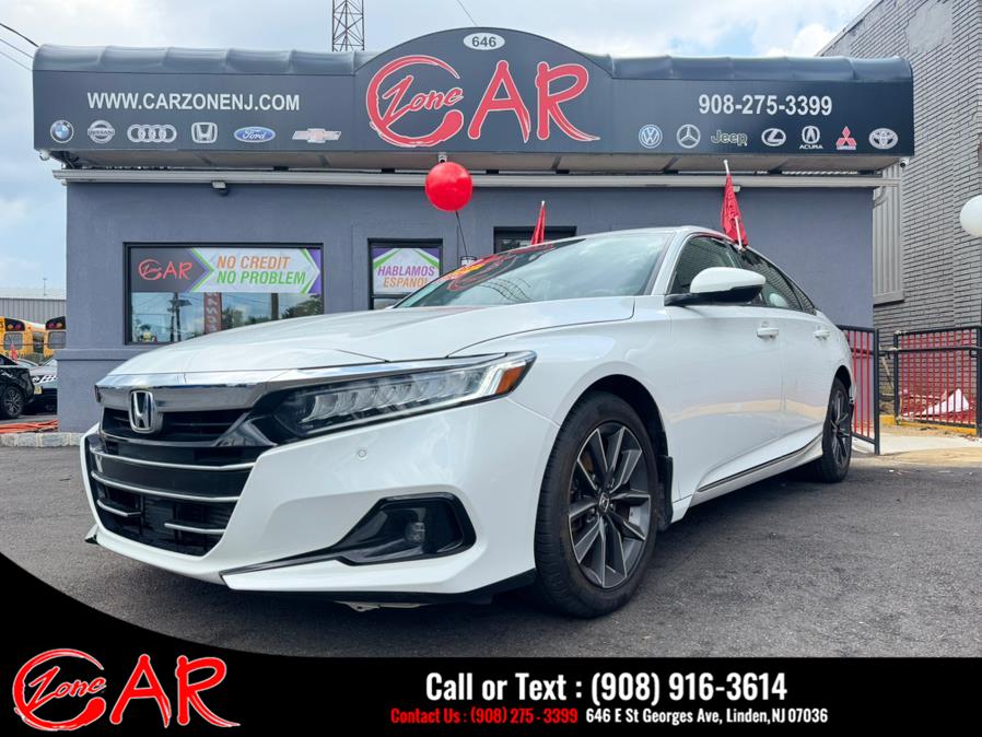 2021 Honda Accord Sedan EX-L 1.5T CVT, available for sale in Linden, New Jersey | Car Zone. Linden, New Jersey 2021 Honda Accord Sedan EX-L 1.5T CVT, available for sale in Linden, New Jersey | Car Zone. Linden, New Jersey
