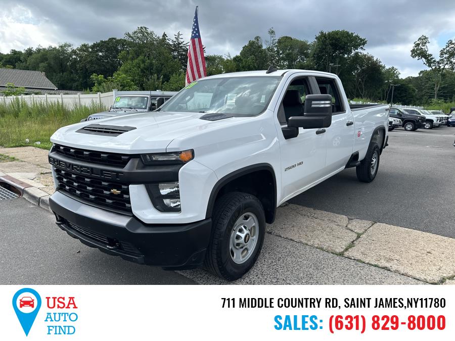 2021 Chevrolet Silverado 2500HD 4WD Crew Cab 172" Work Truck, available for sale in Saint James, New York | USA Auto Find. Saint James, New York 2021 Chevrolet Silverado 2500HD 4WD Crew Cab 172" Work Truck, available for sale in Saint James, New York | USA Auto Find. Saint James, New York