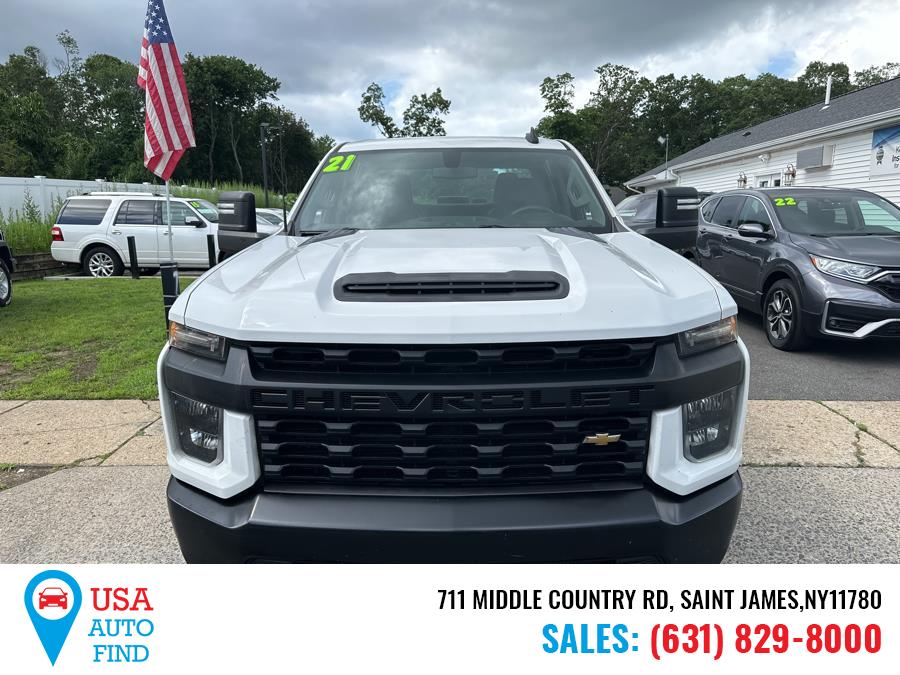 2021 Chevrolet Silverado 2500HD 4WD Crew Cab 172" Work Truck, available for sale in Saint James, New York | USA Auto Find. Saint James, New York 2021 Chevrolet Silverado 2500HD 4WD Crew Cab 172" Work Truck, available for sale in Saint James, New York | USA Auto Find. Saint James, New York