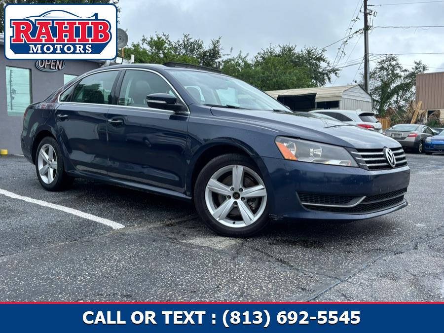 2012 Volkswagen Passat 4dr Sdn 2.5L Auto SE w/Sunroof, available for sale in Orlando, Florida | RAHIB INC. Orlando, Florida 2012 Volkswagen Passat 4dr Sdn 2.5L Auto SE w/Sunroof, available for sale in Orlando, Florida | RAHIB INC. Orlando, Florida