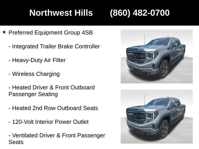 2025 GMC Sierra 1500 AT4, available for sale in Avon, Connecticut | Sullivan Automotive Group. Avon, Connecticut 2025 GMC Sierra 1500 AT4, available for sale in Avon, Connecticut | Sullivan Automotive Group. Avon, Connecticut