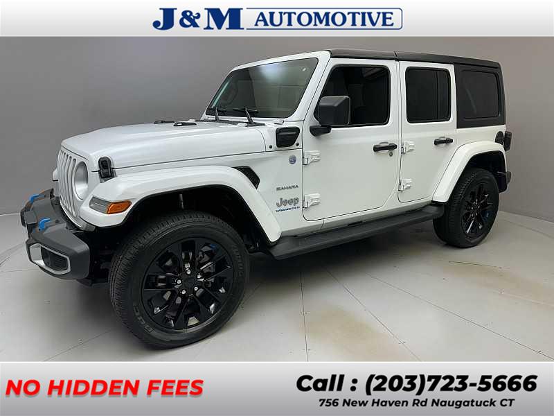 2023 Jeep Wrangler 4xe Sahara, available for sale in Naugatuck, Connecticut | J&M Automotive Sls&Svc LLC. Naugatuck, Connecticut 2023 Jeep Wrangler 4xe Sahara, available for sale in Naugatuck, Connecticut | J&M Automotive Sls&Svc LLC. Naugatuck, Connecticut